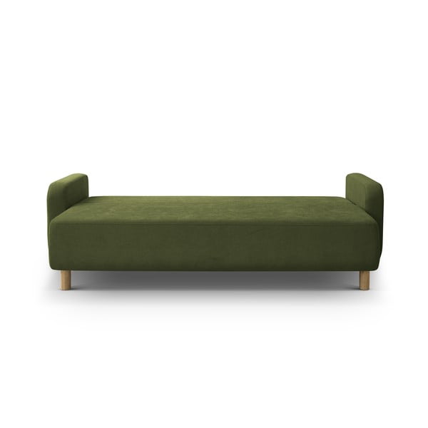 Zelena sklopiva/s prostorom za odlaganje sofa 231 cm Elen – Micadoni -image-3
