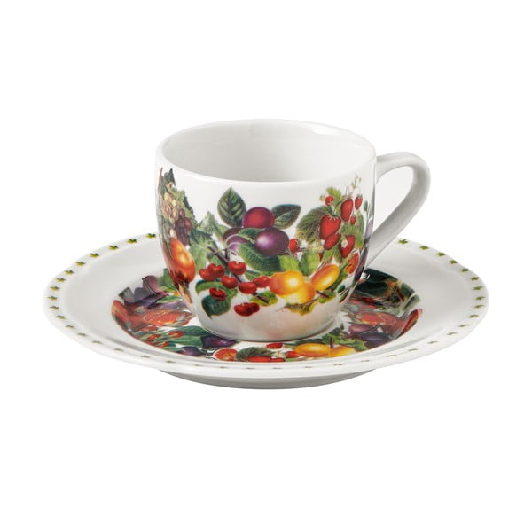 Set od 4 porculanske šalice s tanjurićima Brandani Le Primizie-image-1