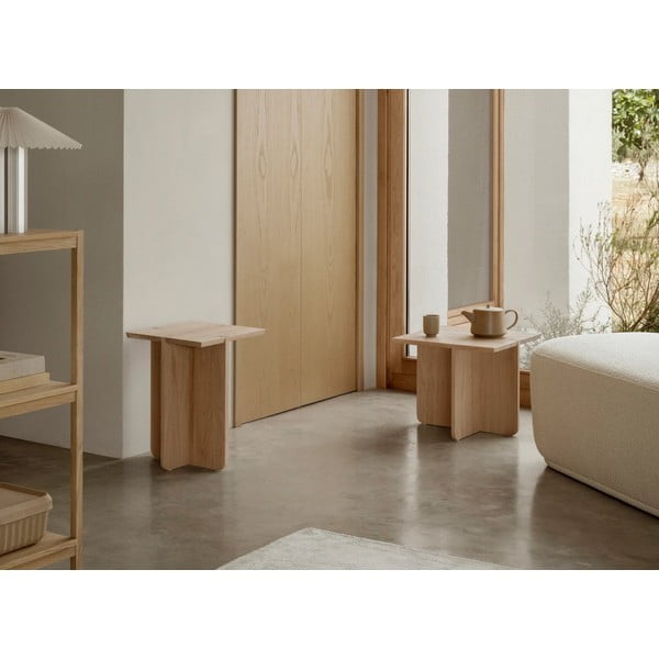 Pomoćni stol od punog hrasta 45x45 cm Engawa – Blomus-image-4