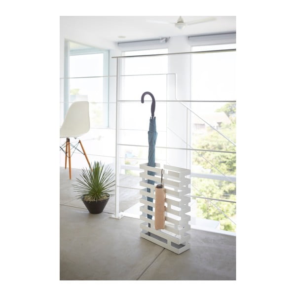 Bijeli stalak za kišobrane YAMAZAKI Brick, širina 30 cm-image-1