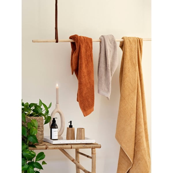 Narančasti ručnik od organskog pamuka 140x70 cm Original Organic - Bahne & CO-image-1