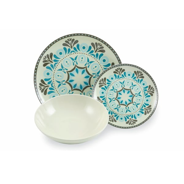 18dijelni set tanjura od porculana i kamenine VDE Tivoli 1996 Cala Jondal Mar-image-3