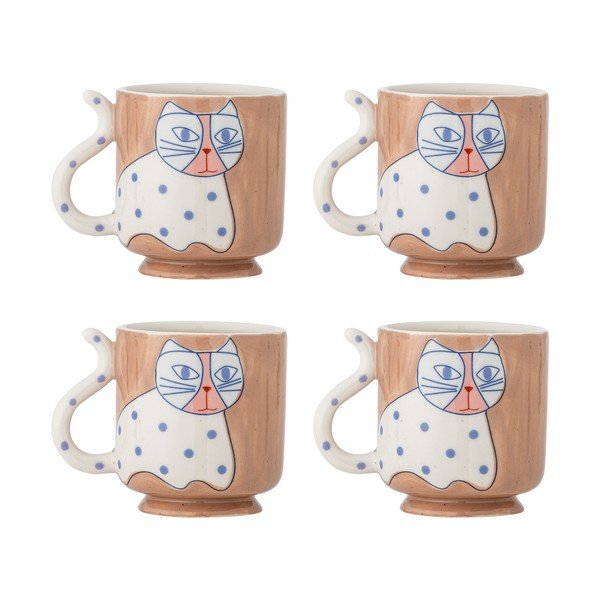 Svjetlo smeđe šalice u setu 4 kom Missy – Bloomingville