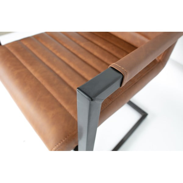 Smeđa blagovaonska stolica WOOOD Bas-image-1