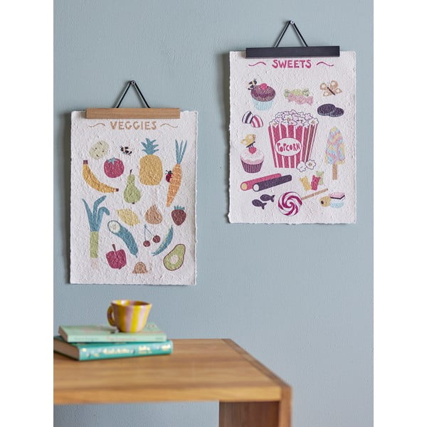 Dječje slike u setu 2 kom 26x35 cm Papio – Bloomingville Mini-image-2