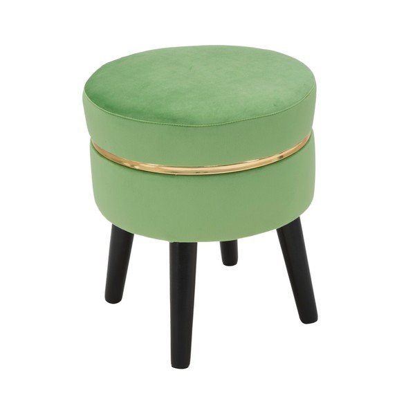 Zelena tapecirana stolica Mauro Ferretti Paris, ⌀ 35 cm-image-2