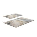 Sive/bež kupaonske prostirke u setu 2 kom 60x100 cm – Foutastic