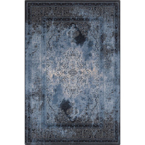 Plavi vunen tepih 100x180 cm Difida – Agnella