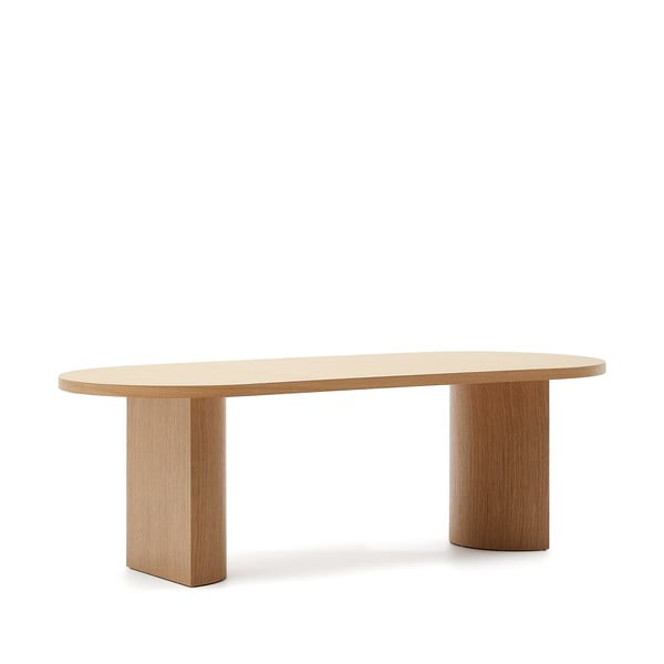 Blagovaonski stol u dekoru hrasta 100x240 cm Nealy – Kave Home-image-3