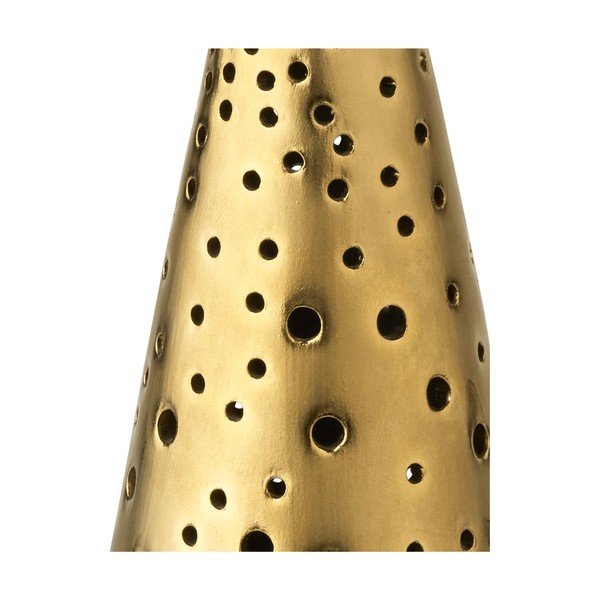 Porculanski svijećnjak zlatne boje Kähler Design Nobili, visina 25,5 cm-image-1