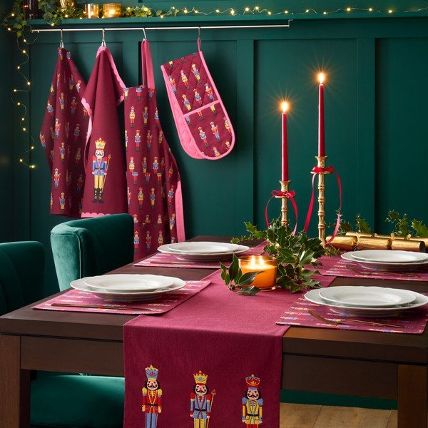 Pamučna kuhinjska krpa 4 kom s božićnim motivom 70x50 cm Christmas Nutcracker – Catherine Lansfield-image-2