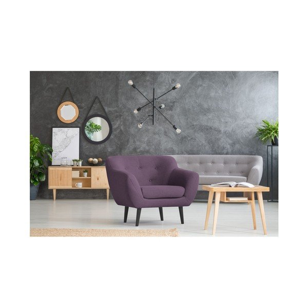 Ljubičasta fotelja Mazzini Sofas Pijemont-image-4