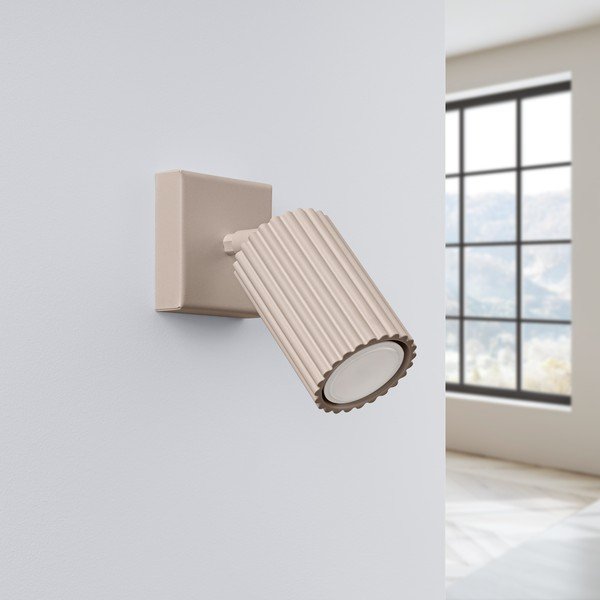 Smeđe-sivi metalni reflektor 8x16 cm Gleam – Sollux-image-2