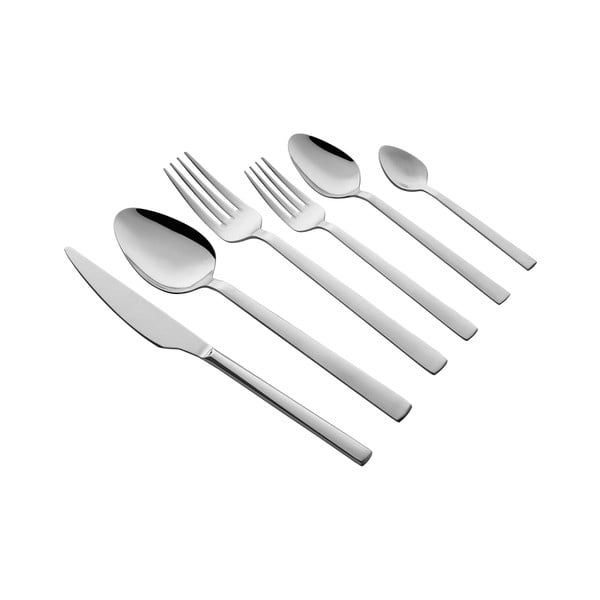 Pribor 36 kom od nehrđajućeg čelika u srebrnoj boji – Hermia