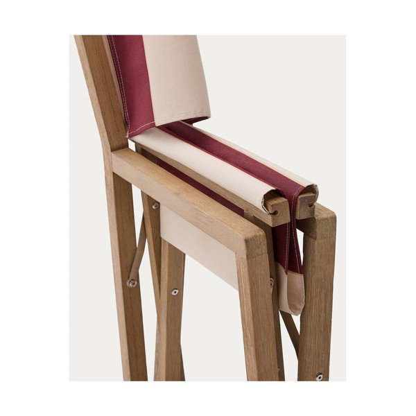 Bordo/bež vrtna stolica Vilara – Kave Home-image-4