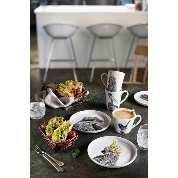 Bijeli porculanski tanjur Maxwell & Williams Marini Ferlazzo Owl, ø 20 cm-image-1