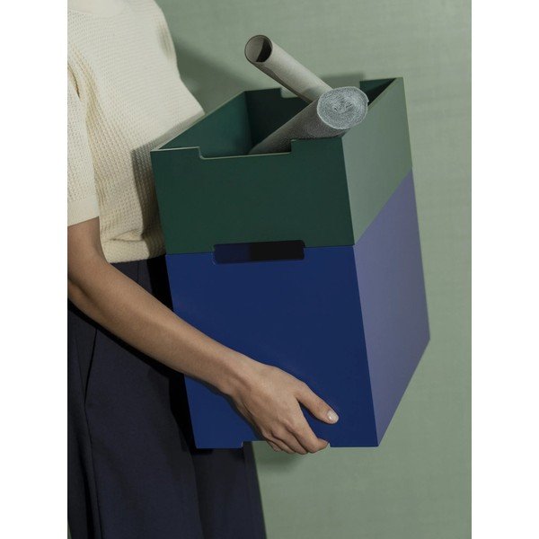 Plava kutija za pohranu 25x39x14 cm Kasane M – Blomus-image-1