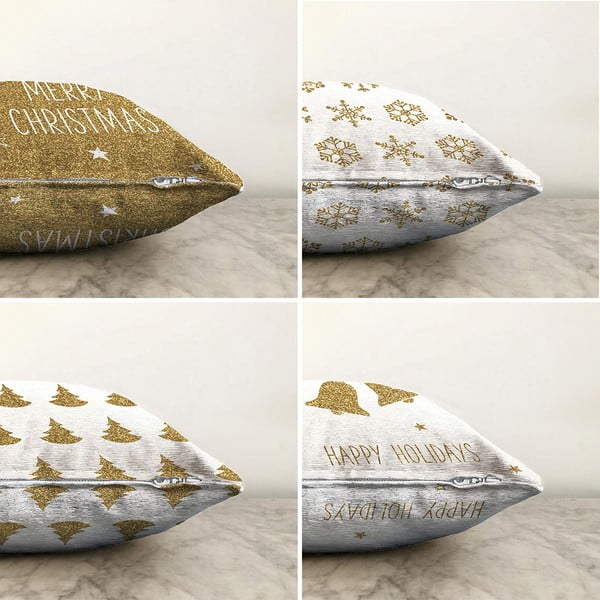 Set od 4 ukrasne jastučnice Minimalist Cushion Covers Christmas Vibes, 55 x 55 cm-image-1