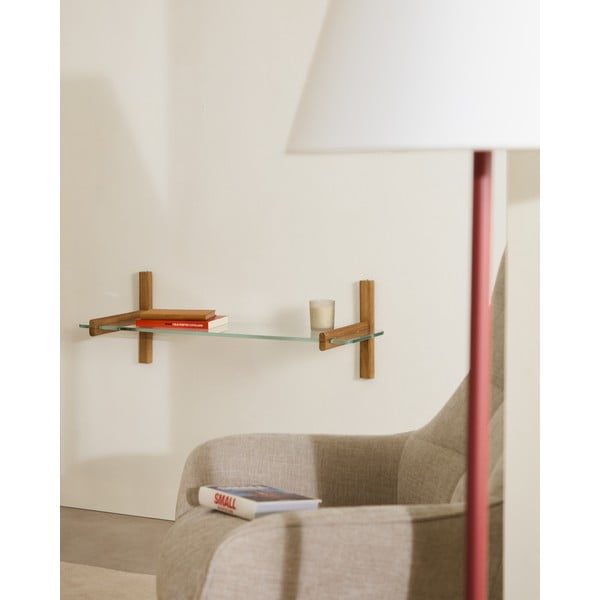 Stakleni modularni sustav polica u prirodnoj boji 90x28x30,5 cm Sitra – Kave Home-image-1