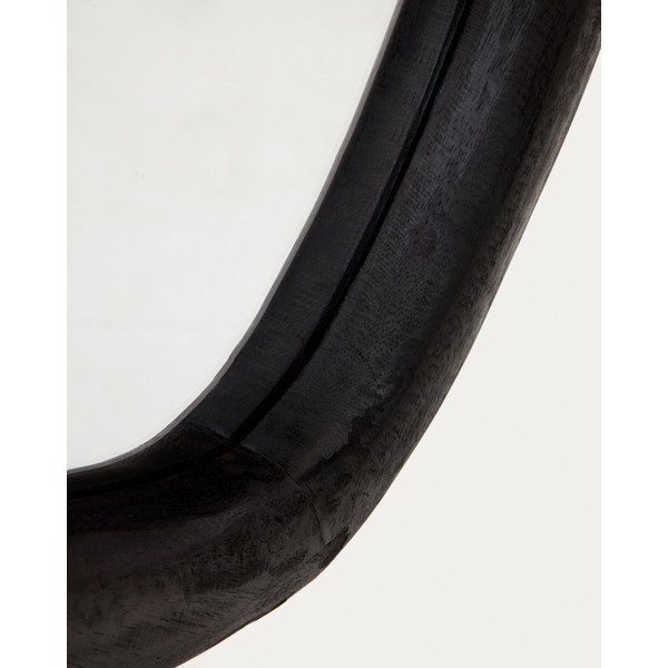 Zidno ogledalo s okvirom od masivnog drveta 60x110 cm Magrit – Kave Home-image-4