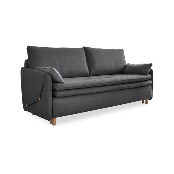 Tamno siva sklopiva sofa 207 cm Simon – Miuform