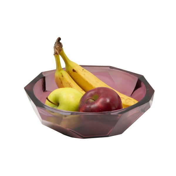 Ružičasta zdjela od recikliranog stakla Mauro Ferretti Leaf, Ø 25 cm-image-4