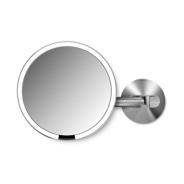 Zidno/kozmetičko ogledalo s osvjetljenjem/povećavajuće (5x) ø 20 cm Sensor – simplehuman