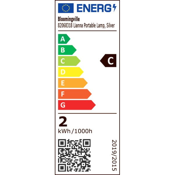LED stolna lampa u srebrnoj boji s metalnim sjenilom (visina 28 cm) Lianna – Bloomingville-image-4