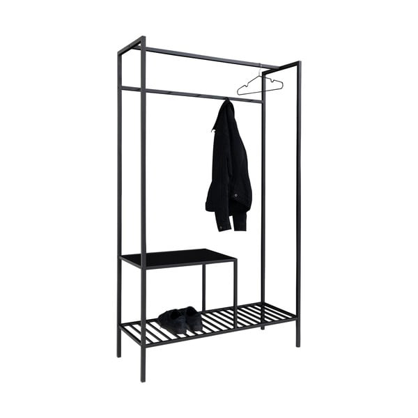 Crni višenamjenski ormar s 2 police House Nordic Vita, 170 x 110 cm-image-2