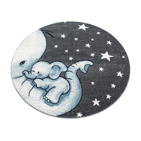 Plavi/sivi dječji tepih ø 120 cm Kids – Ayyildiz Carpets
