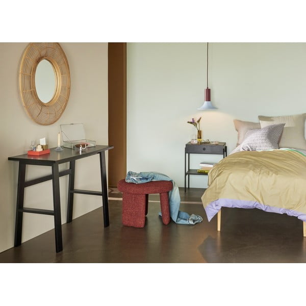 Zidno ogledalo s okvirom od bambusa ø 80 cm Charm – Hübsch-image-3