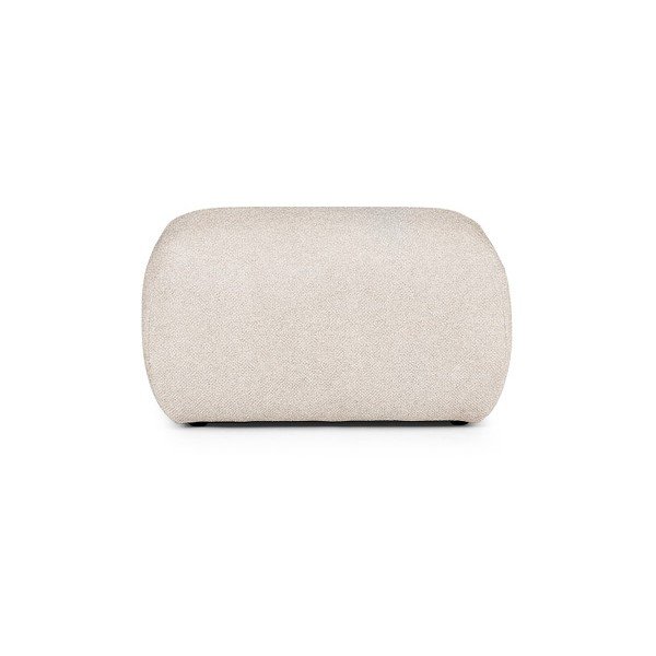 Krem tabure od bouclé tkanine Mirel – Rodier