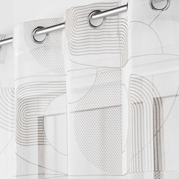 Bijela prozirna zavjesa 140x280 cm Esquisse – douceur d'intérieur-image-1