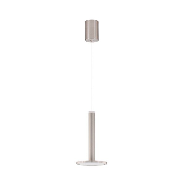 Metalna LED viseća svjetiljka u mat srebrnoj boji ø 15 cm Palencia – Nova Luce