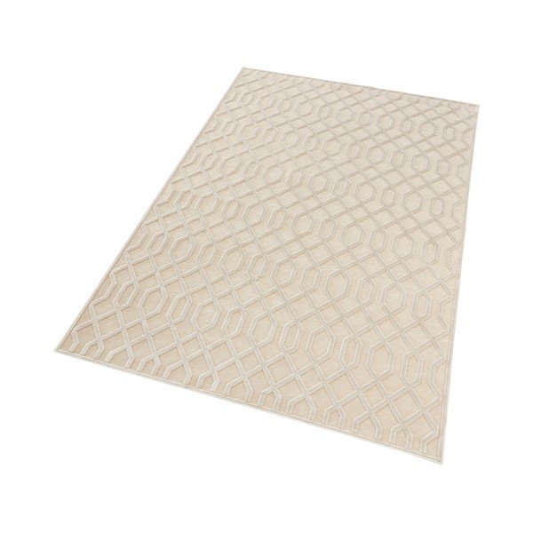 Krem tepih od viskoze Mint Rugs Caine, 160 x 230 cm-image-3