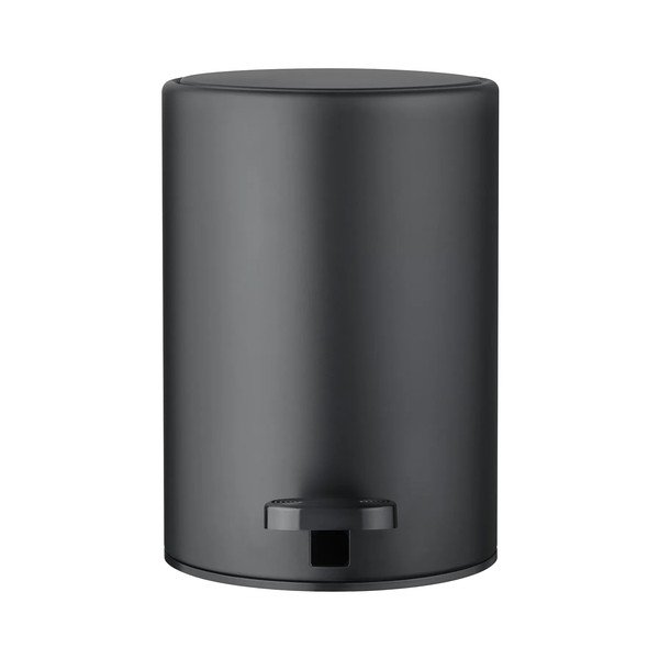 Mat crna željezna kanta za smeće s pedalom 3 l Modo – Blomus