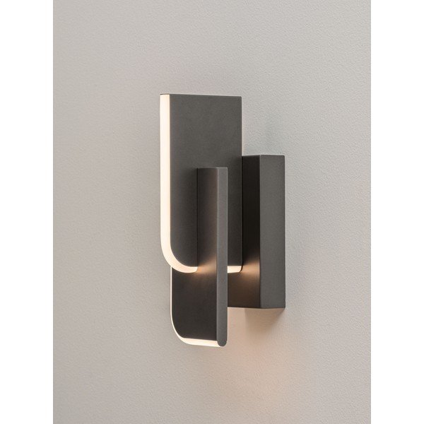Svijetlo siva metalna LED zidna lampa s mogućnosti zatamnjivanja Totem – Nova Luce-image-4