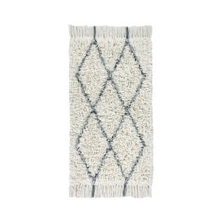 Krem periv/ručno rađen vunen tepih 80x140 cm Berber Soul – Lorena Canals