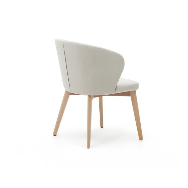 Krem podstavljena blagovaonska stolica Darice – Kave Home-image-4