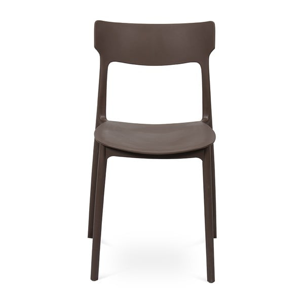 Smeđa plastična vrtna stolica Biá – Bonami Essentials-image-2