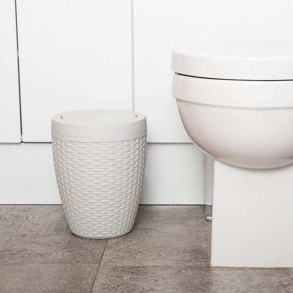 Svijetlo bež kupaonska košara Addis Premium, 5 l-image-1