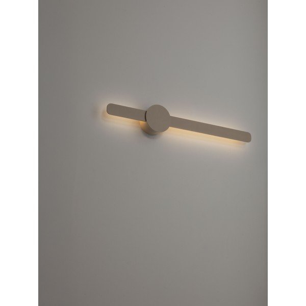 Sivo-bež LED zidna lampa aluminijska Norei – Nova Luce-image-2