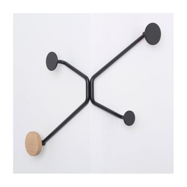 Crna vješalica za vanjski kuT&Gazzda Hook-image-2