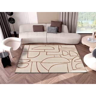Ciglasti/krem tepih 133x190 cm Beruti – Universal