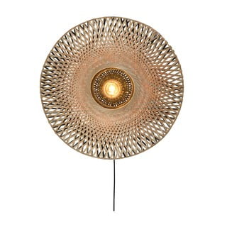 Zidna svjetiljka od bambusa Good&Mojo Kalimantan, ⌀ 87 cm