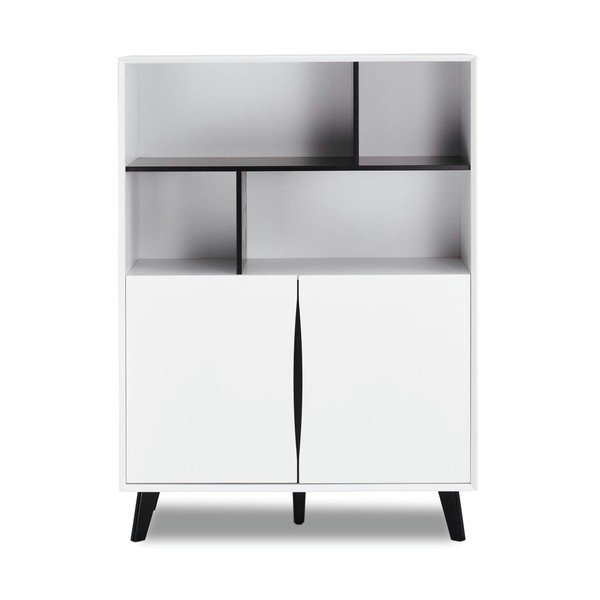 Bijela biblioteka 100x140 cm Lyon – Furnhouse