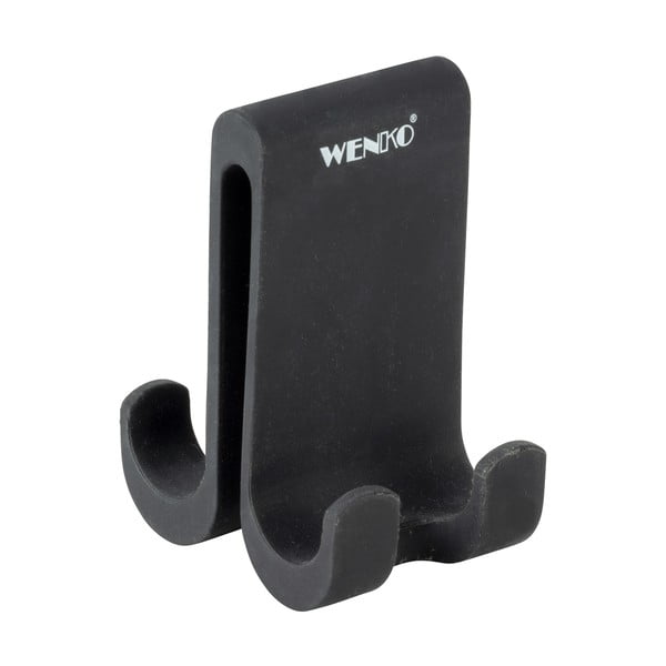 Crna silikonska dvostrana viseća vješalica Wenko Verna-image-3