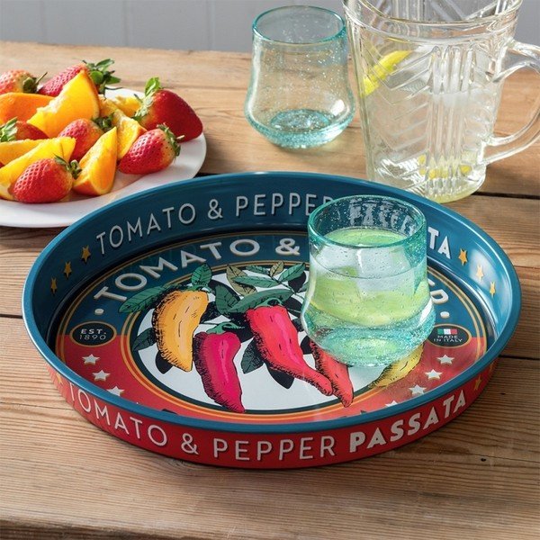Metalni pladanj ø 33 cm Passata – Rex London-image-1