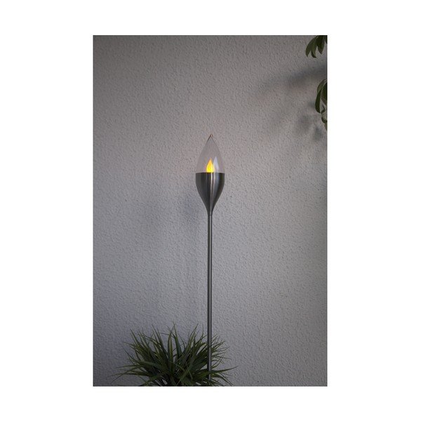 Vanjska solarna LED svjetiljka od nehrđajućeg čelika Star Trading Olympos, visina 115 cm-image-2