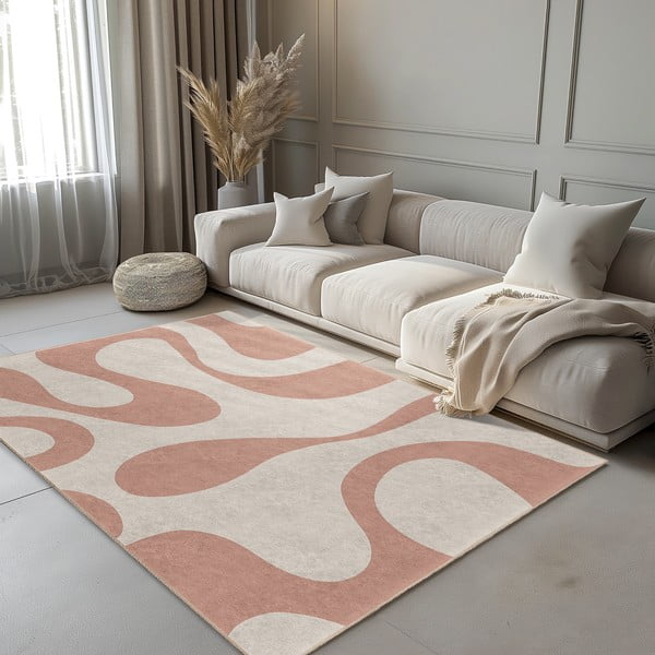 Ružičasti periv tepih 80x150 cm Strawberry Latte – Mila Home-image-1